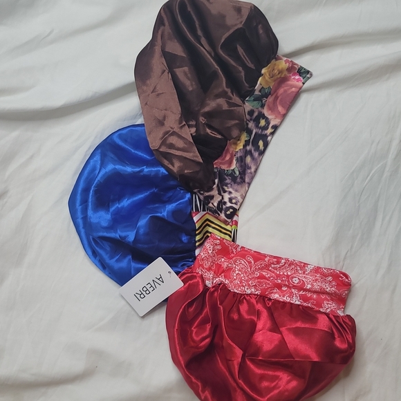 Hair bonnet cap 3 in a bundle NWT - Picture 14 of 15